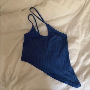 Reformation Ribbed Tank in Sky Blue